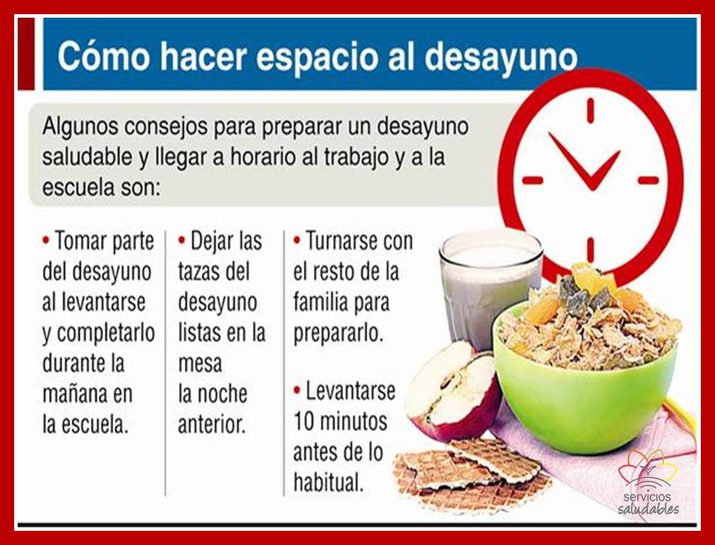¿Sabes como encontrar tiempo para desayunar?