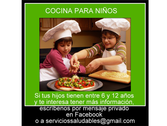 Cocina para niños, una forma de aprender a comer saludable