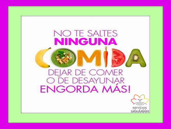 No desayunar o saltear comidas nos impide controlar nuestro peso corporal No desayunar o saltear comidas nos impide controlar nuestro peso corporal