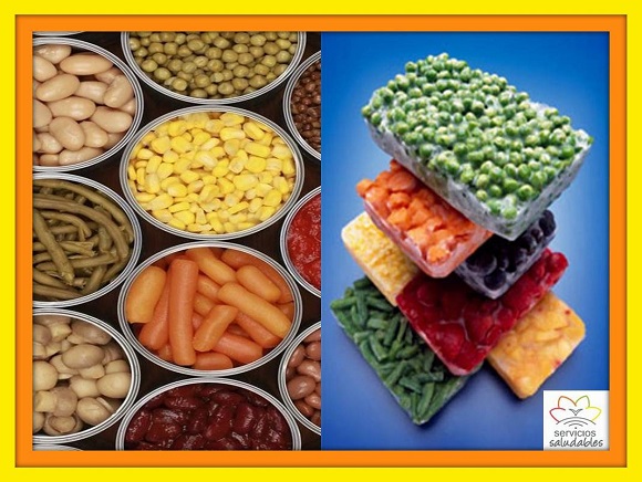 Sabias ....si es seguro consumir alimentos enlatados y congelados?