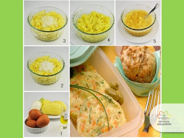 Lunes Saludable con Tortilla al microondas