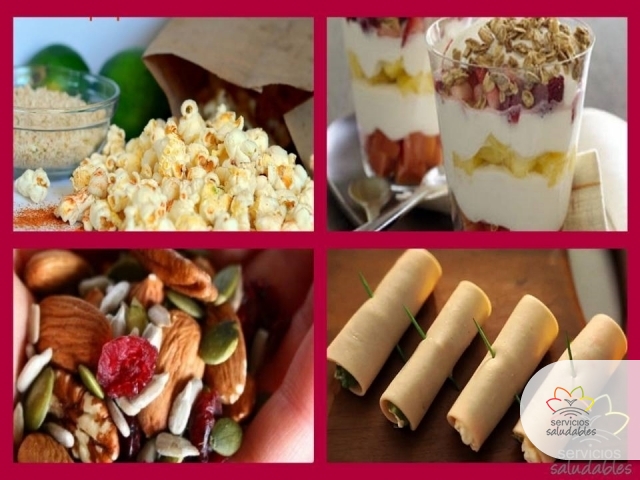 Snacks para llevar al colegio o trabajo