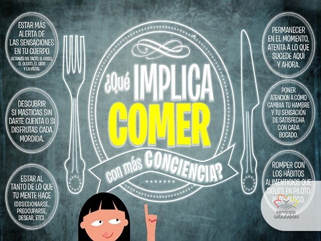 ¿Sabías qué implica comer con más consciencia?