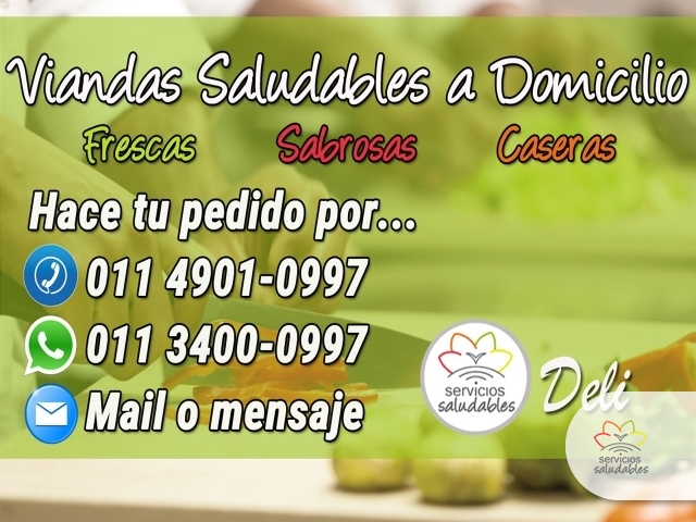 Viandas saludables a domicilio