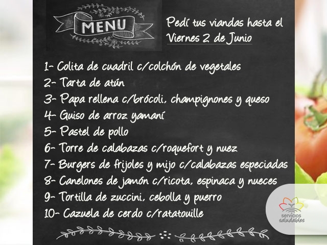 Pedí tus viandas saludables a domicilio