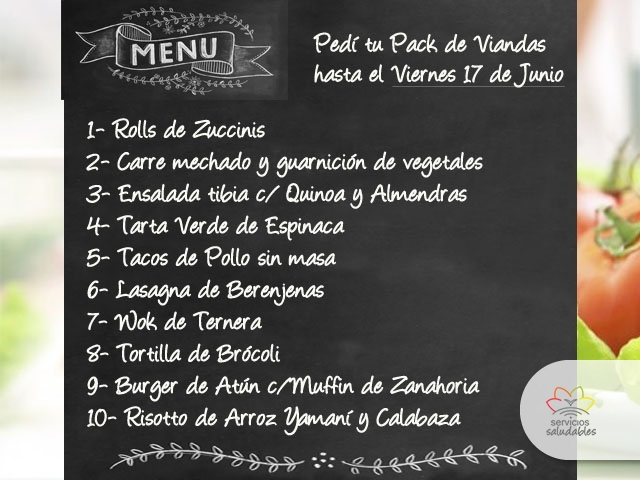 Pedí tus viandas saludables a domicilio