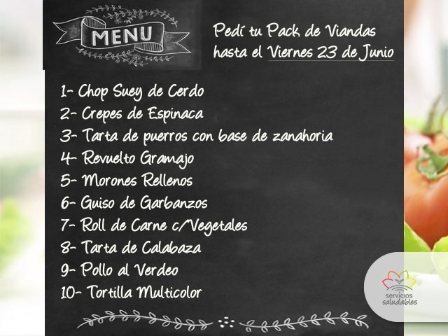 Ya podes pedir tus viandas saludables a domicilio